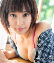 short hair and cleavage